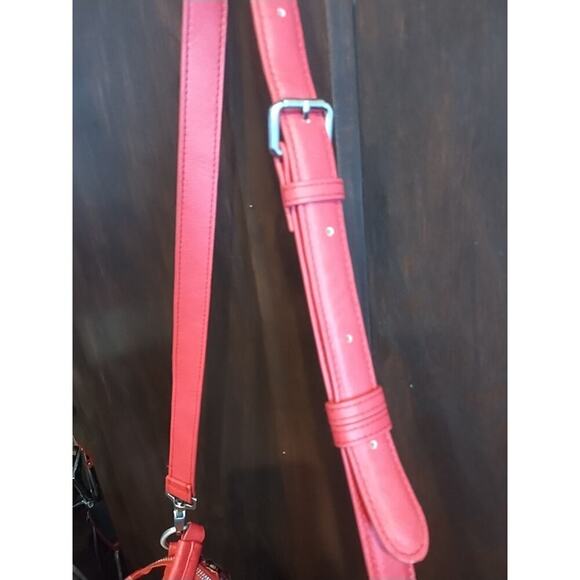 Vera Bradley Vivian Crossbody Bag Rumba Floral Pink Yellow Blue Quilted Cotton - Picture 6 of 9